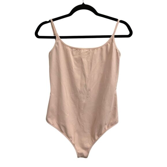Intimately Free People Strappy Ballet core bodysuit pink M EUC - Picture 1 of 10